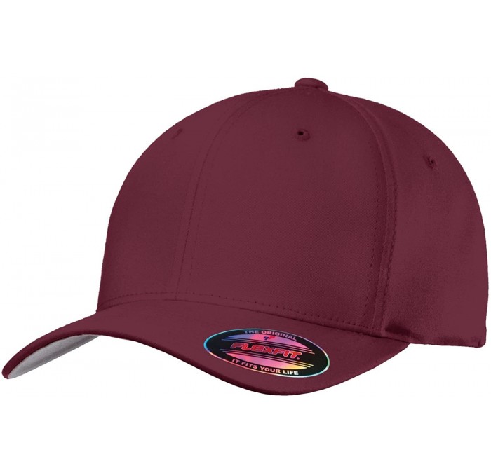 Baseball Caps Flexfit Cotton Twill Cap. C813 - Maroon - C21838RIU04 $15.18