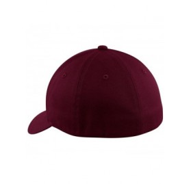 Baseball Caps Flexfit Cotton Twill Cap. C813 - Maroon - C21838RIU04 $15.18