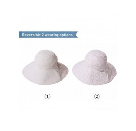 Sun Hats Packable Cotton Gardening Sun Hat for Women SPF Protection Neck Shade Chin Strap 56-58cm - Beige_99057 - CQ18DCRTO3Y...