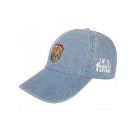 Baseball Caps Play Time Chucky Dad Hat Custom Embroidered Child's Play Dad Cap - L. Blue Denim - C5189SSNTUH $16.71