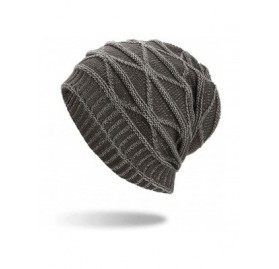 Skullies & Beanies Winter Hats- Unisex Warm Hat- Skull Cap- Ski Hat- Knit Hat Slouchy Beanies Winter Warm Knit Hat Fleece Lin...