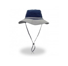 Sun Hats UPF50+ Fishing Cap Fashion Cool Outdoor Sun Hats Summer Outdoor Sun Hat - Navyblue+lightgrey - CV182E5MT62 $13.96