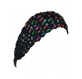 Cold Weather Headbands Beaded Knitted Womens Headband Crochet Knit Headwrap Girl Winter Fashion - CI11IZHPDSV $11.09