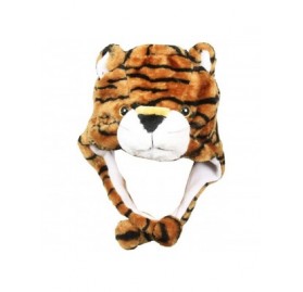 Skullies & Beanies Plush Soft Animal Beanie Hat Halloween Cute Soft Warm Toddler to Teen - Tiger - CU12M5NBLD1 $10.07