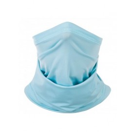 Skullies & Beanies Neck Gaiter Face Mask Bandana Shield Filters Multi-purpose Balaclava Headwear - Light Blue - CM18LN05RGO $...