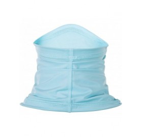 Skullies & Beanies Neck Gaiter Face Mask Bandana Shield Filters Multi-purpose Balaclava Headwear - Light Blue - CM18LN05RGO $...