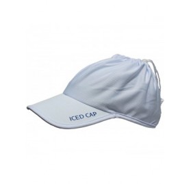 Baseball Caps Cooling Hat For Ice - White With White Trim - CD12FOSOUPP $20.28