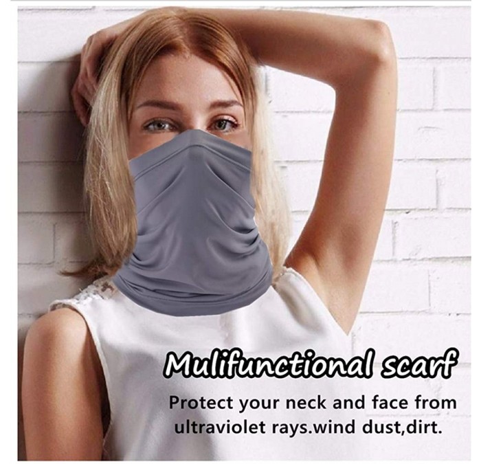 3 OR 2Pack Neck Gaiter Breathable Face Cover Bandanas Balaclava ...