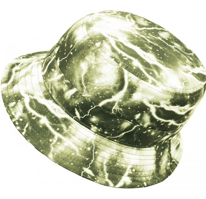 Bucket Hats Fashionable Unisex Printed Pattern Bucket Hat - Bk2104ly Green - CN12HRP5CC3 $20.94