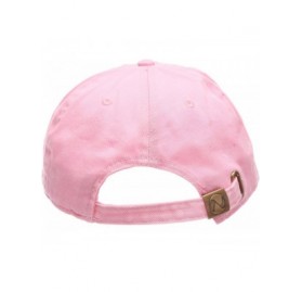 Baseball Caps Plain Stonewashed Cotton Adjustable Hat Low Profile Baseball Cap. - Light Pink - CI12O0ZXTQP $9.52