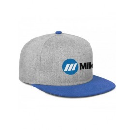 Baseball Caps Mens Miller-Electric- Baseball Caps Vintage Adjustable Trucker Hats Golf Caps - Blue-42 - CJ18ZLHSC2L $19.17