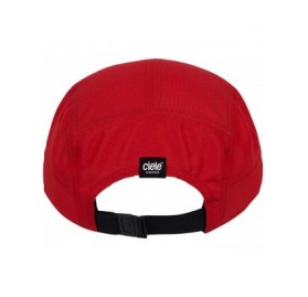 Baseball Caps GOCap - Premium Moisture Wicking 5-Panel Knit Running Hat - Redline Edition - C418OTN4NA4 $38.18