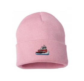 Skullies & Beanies Tugboat Custom Personalized Embroidery Embroidered Beanie - Light Pink - C512N5LX2ZP $18.68