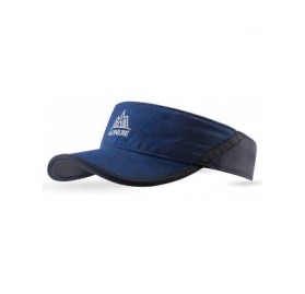 Visors Sun Visor Cap Summer Sun Hat for Men and Women Outdoor Activities & Sports - Navy Blue - CC18HEMK3XD $15.48