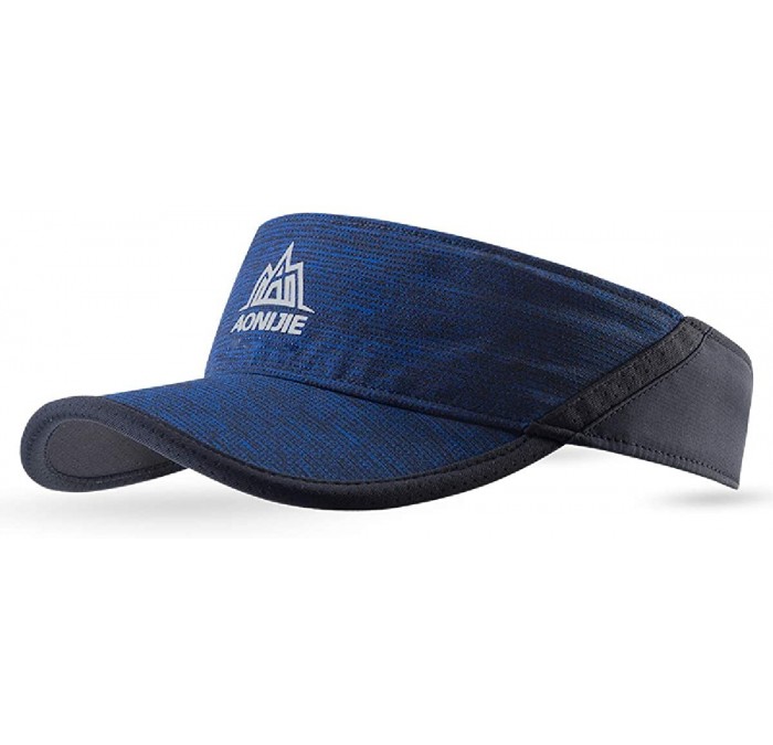 Visors Sun Visor Cap Summer Sun Hat for Men and Women Outdoor Activities & Sports - Navy Blue - CC18HEMK3XD $15.48