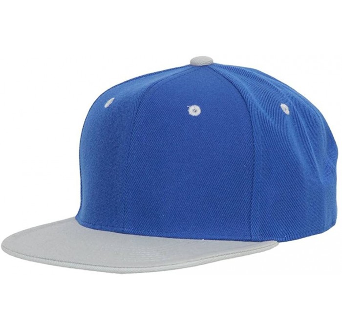 Baseball Caps Vintage Snapback Cap Hat - Blue Gray - CA116FODFTP $20.15
