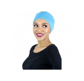 Skullies & Beanies Cancer Headwear Sleeping Coverings Turbans - Turquoise - C318OWYSQ08 $19.64
