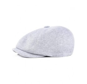 Newsboy Caps Men's Cotton Flat Ivy Gatsby Newsboy Driving Hat Cap - Style4-light Grey - C818G6CAMQW $12.89