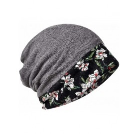 Skullies & Beanies Womens Baggy Slouchy Beanie Hat Cap Turban - Black - CZ126JIJ7RZ $11.54