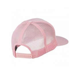 Baseball Caps Hot Pink Ribbon Breast Cancer Embroidered Mesh Back Cap - Pink - C511MJ476AD $22.09
