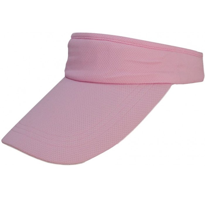 Baseball Caps Summer Outdoor Sports Beathable Long Brim Empty Top Baseball Sun Cap Hat Visor - Pink - C712D9DN9PT $17.97