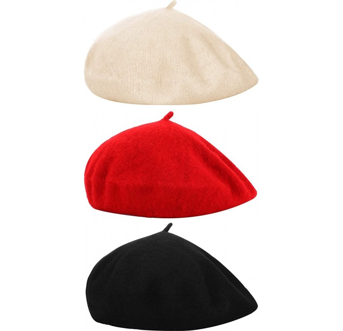 Berets Pieces French Beanie Winter - C918ICSCANK $31.70