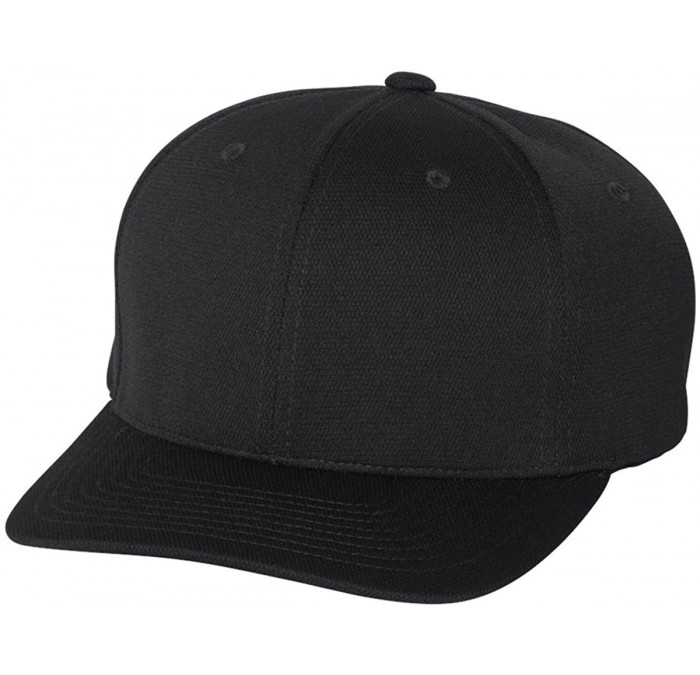 Baseball Caps Flexfit Cool and Dry Sport Baseball Fitted Cap - Black - CR11LP995DZ $27.09