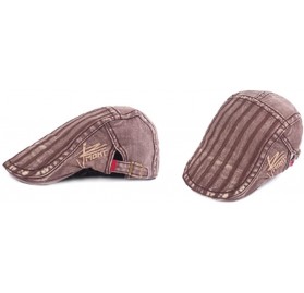 Berets Summer Men Women Casual Beret Hat Flat Cap Hat Adjustable Breathable Mesh Caps - Coffee1 - C1189YUSKU0 $11.72