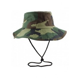 Sun Hats 100% Cotton Stone-Washed Safari Booney Sun Hats - Woodland - CM17X66TLE9 $11.25