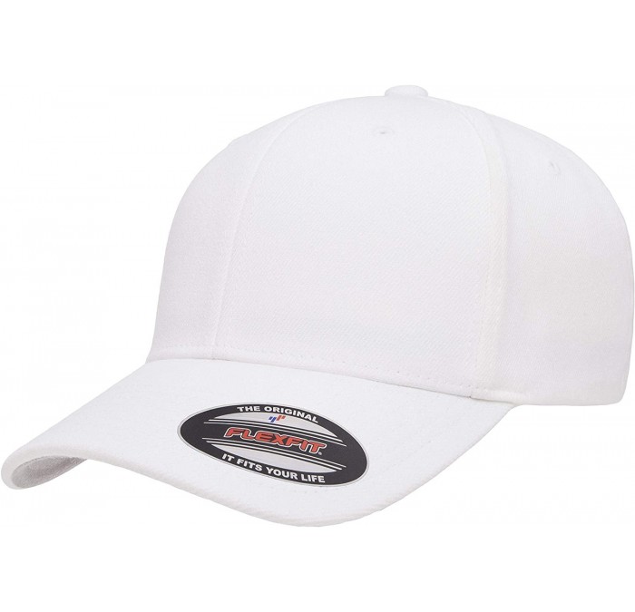 Baseball Caps Men's Wool Blend Hat - White - C8193KNY45K $28.89
