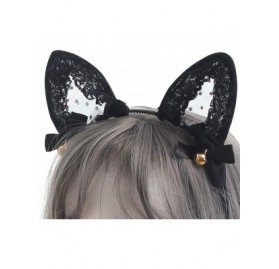Headbands Cute Lace Cat Ears Headband Sexy Cosplay Accessories Hair Hoops Lady Lovely Kitten Headdress - Black - CQ18DXUDH6M ...