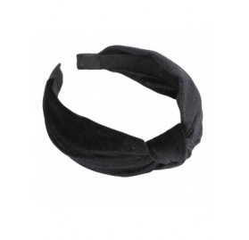 Headbands Womens Bow Knot Headband-Twist Cross Tie Velvet Headwrap Hair Band Hoop-Clearance! (Black 1) - Black 1 - CP18R8ZY5L...