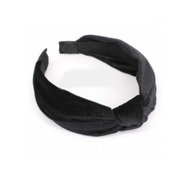 Headbands Womens Bow Knot Headband-Twist Cross Tie Velvet Headwrap Hair Band Hoop-Clearance! (Black 1) - Black 1 - CP18R8ZY5L...