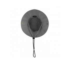 Sun Hats 100% Cotton Stone-Washed Safari Booney Sun Hats - Grey - C217XMMLL92 $12.36
