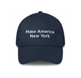 Baseball Caps Make America New York Baseball cap - Navy - CT186TOTDSE $37.01