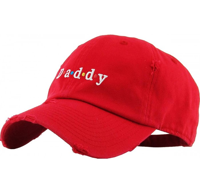 Baseball Caps Good Vibes Only Heart Breaker Daddy Dad Hat Baseball Cap Polo Style Adjustable Cotton - C21930D5EY7 $13.69