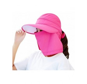Sun Hats Outdoor UPF 50+ UV Sun Protection Waterproof Breathable Face Neck Flap Cover Folding Sun Hat for Men/Women - CA18QLC...