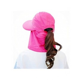 Sun Hats Outdoor UPF 50+ UV Sun Protection Waterproof Breathable Face Neck Flap Cover Folding Sun Hat for Men/Women - CA18QLC...