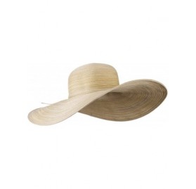 Sun Hats UPF 40+ Metallic Blend Wide Brim Hat - Natural W33S13A - CL11D3H8YDJ $38.48