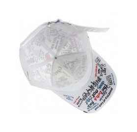 Baseball Caps Baseball Adjustable Breathable Sunbonnet - White - CT18L8422N7 $12.07