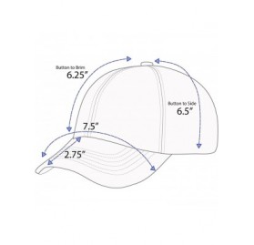 Baseball Caps 100% Cotton Canvas 6-Panel Low-Profile Adjustable Dad Baseball Cap - Khaki - CM180DMLGG2 $10.58