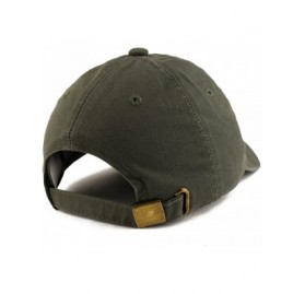 Baseball Caps Rock On Embroidered Low Profile Soft Cotton Dad Hat Cap - Olive - CE18D57KMKH $17.64