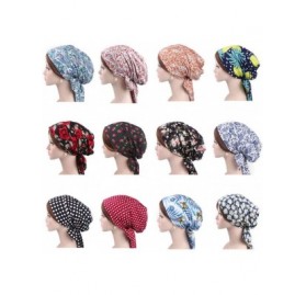 Skullies & Beanies Chemo Headwear Cancer Cap for Women Sleep Headscarf Bonnet Headwrap - 11 - CW18RQAY20W $16.98