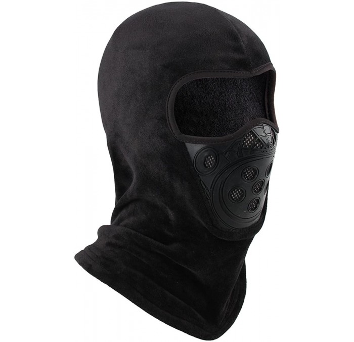 Skullies & Beanies Balaclava Windproof Ski Mask Outdoor Cold Weather Face Mask Neck Warmer - A1-black - C0187NMXZWA $22.91