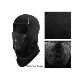 Skullies & Beanies Balaclava Windproof Ski Mask Outdoor Cold Weather Face Mask Neck Warmer - A1-black - C0187NMXZWA $11.46