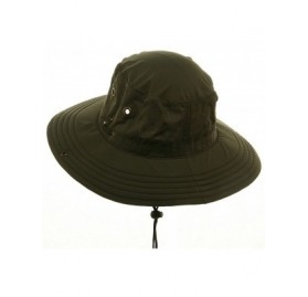 Sun Hats Big Size Floatable Nylon Oxford Hat - Olive - C611M93FDRX $86.65