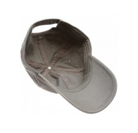 Baseball Caps Plain Stonewashed Cotton Adjustable Hat Low Profile Baseball Cap. - Olive - CZ12NAI85KU $11.97