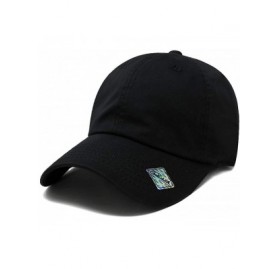 Baseball Caps Baseball Cap Dad Hat for Men and Women Cotton Low Profile Adjustable Polo Curved Brim - Black - CL182G783UD $12.25