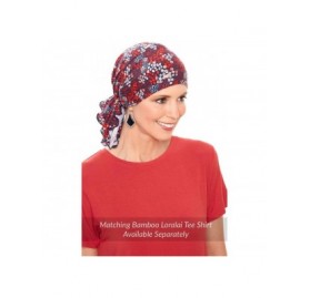 Skullies & Beanies Bamboo Large Slip-On Pre-Tied Scarf-Caps for Women with Chemo Cancer Hair Loss - CF18D02Q5XD $25.32
