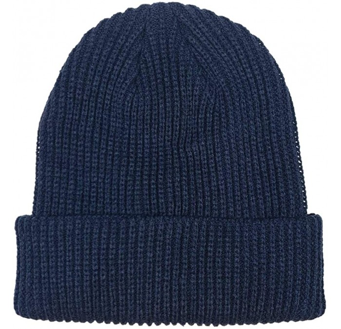 Skullies & Beanies Comfortable Unisex Beanie Warm- Stretchy & Soft Stylish & Trendy Knit hat - Navy - CU192HEE9T3 $8.10